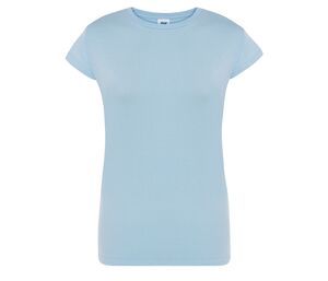 JHK JK150 - T-shirt femme col rond 155 Sky Blue