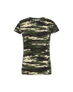 JHK JK150 - T-shirt femme col rond 155 Camouflage