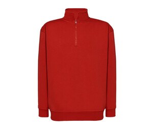 JHK JK298 - Sweat col zippé Rouge