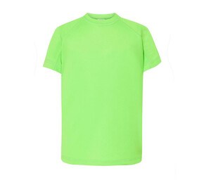 JHK JK902 - T-shirt de sport enfant Lime Fluor
