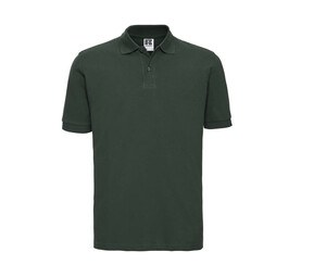 Russell JZ569 - Polo Piqué Homme 100% Coton Bottle Green