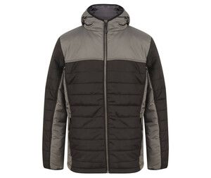 Finden & Hales LV660 - Doudoune Puffer Black/ Gunmetal Grey