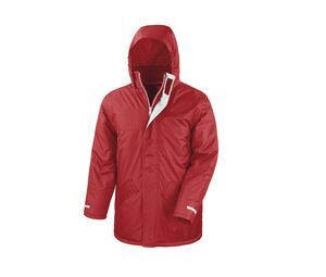 Result RS207 - Parka Hiver Col Polaire Rouge
