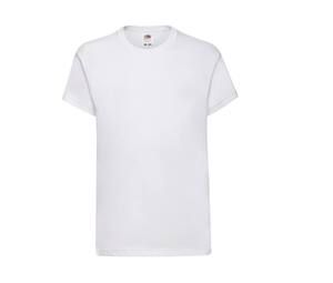 Fruit of the Loom SC1019 - Tee-Shirt Manches Courtes Enfant White