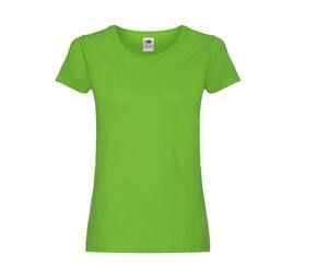 FRUIT OF THE LOOM SC1422 - Tee-shirt femme col rond Lime