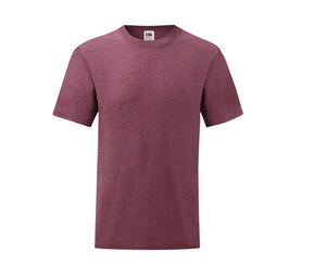 Fruit of the Loom SC230 - T-Shirt Manches Courtes Homme Heather Burgundy