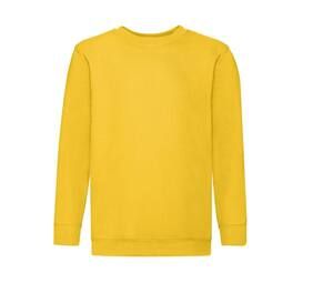 Fruit of the Loom SC351 - Sweat Enfant Col Rond Sunflower