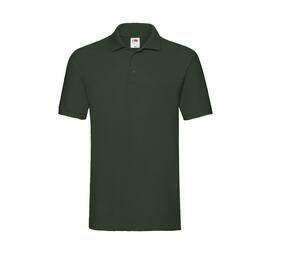 Fruit of the Loom SC385 - Polo Homme Premium 100% Coton Bottle Green