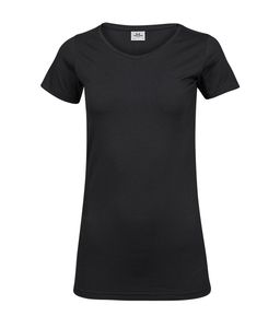 TEE JAYS TJ455 - T-shirt femme stretch & extra long Noir
