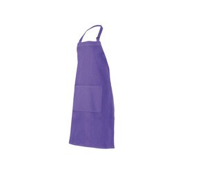 VELILLA V4203 - TABLIER À BAVETTE AVEC POCHE Purple