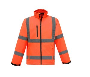 YOKO YKK09 - Veste Softshell haute visibilité Hi Vis Orange