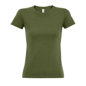 SOL'S 11502 - Imperial WOMEN Tee Shirt Femme Col Rond military green