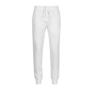 SOL'S 02084 - JAKE MEN Pantalon Jogging Homme Coupe Slim White