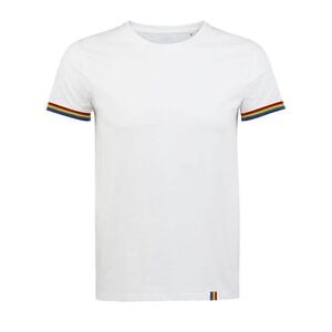 SOL'S 03108 - Rainbow Men Tee Shirt Homme Manches Courtes Gris clair