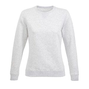SOL'S 03104 - Sully Women Sweat Shirt Femme Col Rond Ash