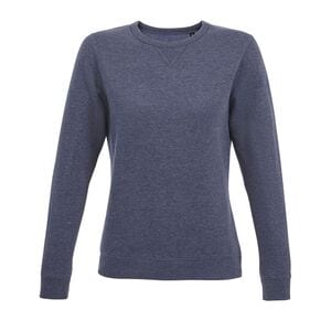 SOL'S 03104 - Sully Women Sweat Shirt Femme Col Rond Denim chiné
