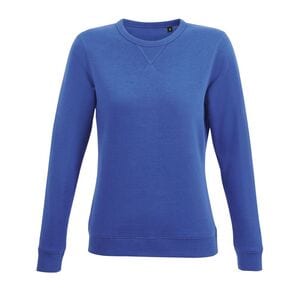 SOL'S 03104 - Sully Women Sweat Shirt Femme Col Rond Bleu Royal