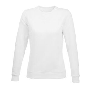 SOL'S 03104 - Sully Women Sweat Shirt Femme Col Rond Blanc