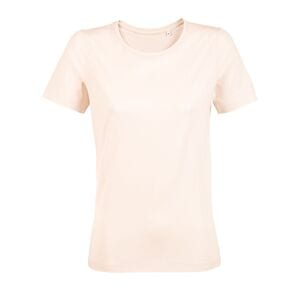 NEOBLU 03185 - Lucas Women Tee Shirt Manches Courtes  Jersey Mercerisé Femme Nude