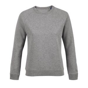 NEOBLU 03195 - Nelson Women Sweat Shirt Col Rond French Terry Femme Gris Chiné