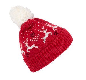 K-up KP512 - Bonnet Hiver avec motifs rennes