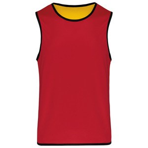 Proact PA044 - Chasuble de rugby réversible Sporty Red / Sporty Yellow