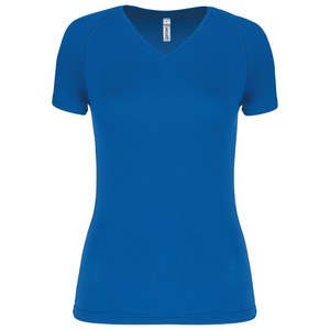 Proact PA477 - T-shirt de sport manches courtes col v femme Sporty Royal Blue