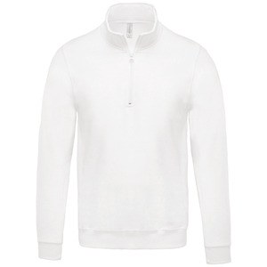 Kariban K478 - Sweat-shirt col zippé White