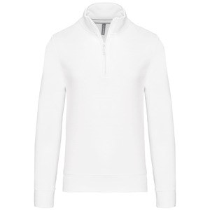 Kariban K487 - Sweat-shirt col zippé White