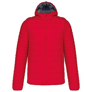 Kariban K6110 - Doudoune légère capuche homme Rouge