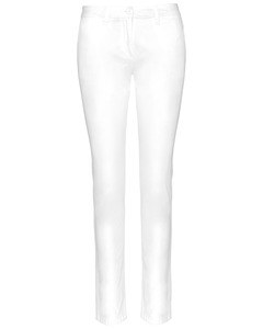 Kariban K741 - Pantalon chino femme White