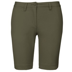 Kariban K751 - Bermuda chino femme Light Khaki