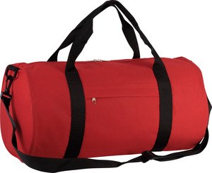 Kimood KI0633 - Sac fourre tout forme tube Red / Black