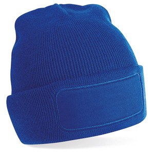 Beechfield B445 - Bonnet Patch Tendance et Confortable pour Hommes noir