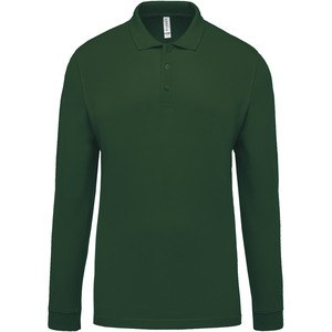 Kariban K256 - Polo piqué manches longues homme Forest Green