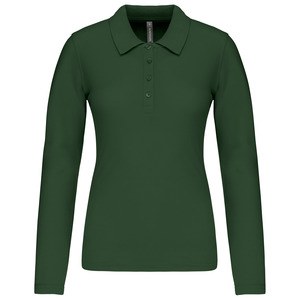 Kariban K257 - Polo piqué manches longues femme Forest Green