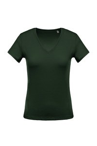 Kariban K390 - T-Shirt col V manches courtes femme Forest Green