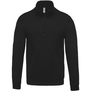 Kariban K478 - Sweat-shirt col zippé Noir