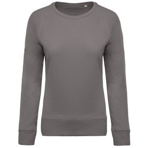 Kariban K481 - Sweat-shirt BIO col rond manches raglan femme Storm Grey