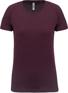 ProAct PA439 - T-SHIRT SPORT MANCHES COURTES FEMME Wine