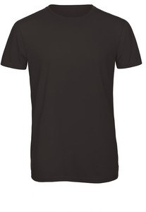B&C CGTM055 - T-shirt Triblend col rond Homme Noir