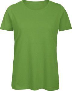 B&C CGTW043 - T-shirt Organic Inspire col rond Femme Real Green