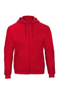 B&C CGWUI25 - Sweatshirt capuche zippé ID.205 Rouge