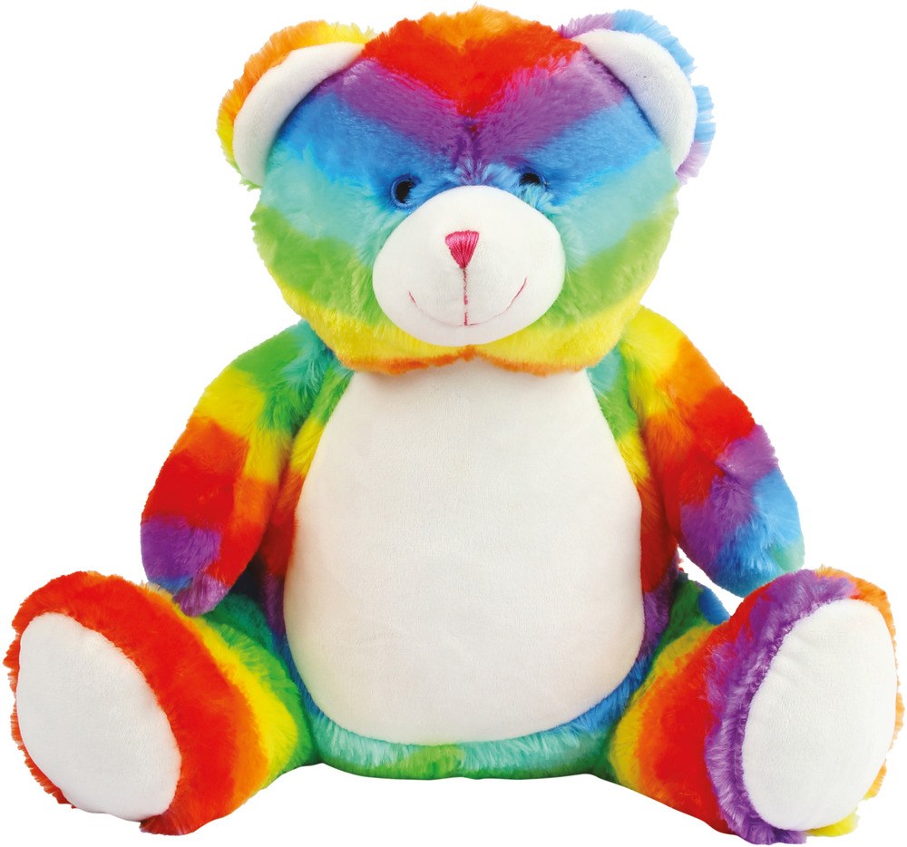 Mumbles MM555 - Peluche zippée Ours multicolore