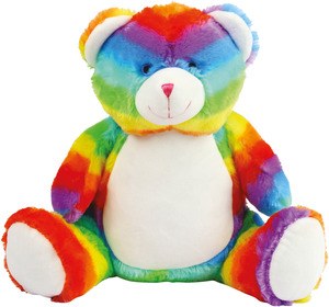 Mumbles MM555 - Peluche zippée Ours multicolore Multi