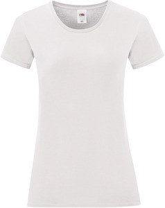 Fruit of the Loom SC61432 - T-shirt femme Iconic-T White