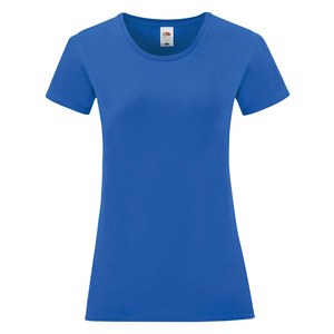 Fruit of the Loom SC61432 - T-shirt femme Iconic-T Bleu Royal