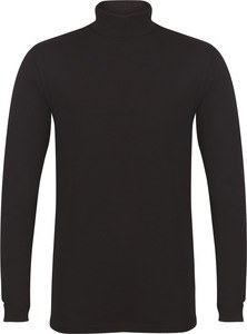 Skinnifit SFM125 - T-shirt Homme col roulé Feel Good Noir