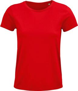 SOL'S 03581 - Crusader Women Tee Shirt Femme Jersey Col Rond Ajusté Red