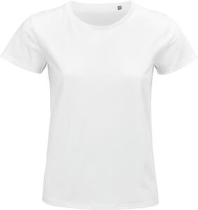 SOL'S 03579 - Pioneer Women Tee Shirt Femme Jersey Col Rond Ajusté White